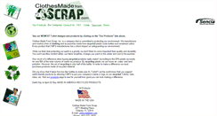 Desktop Screenshot of clothesmadefromscrap.com